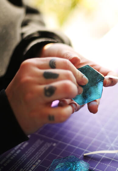 Stained Glass Disco Ball Workshop