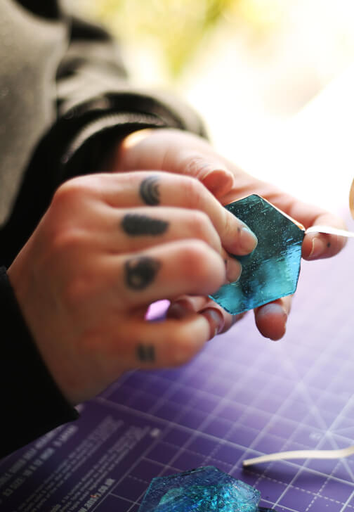 Stained Glass Disco Ball Workshop