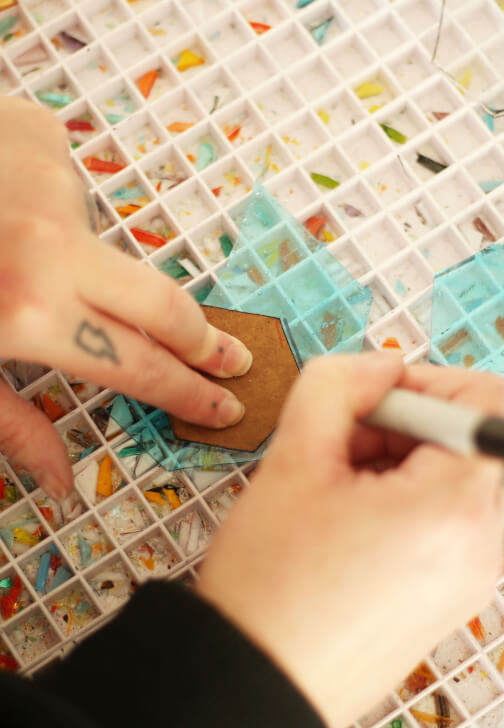 Stained Glass Disco Ball Workshop