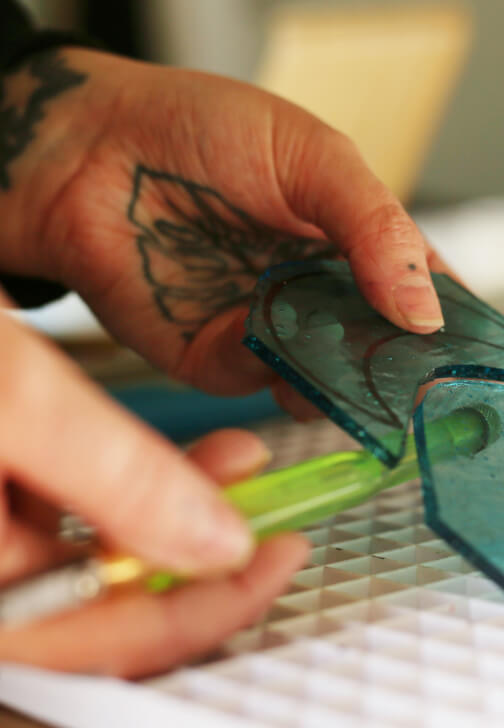 Stained Glass Disco Ball Workshop