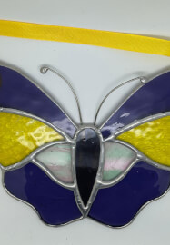 Stained Glass Sunshine Heart or Butterfly Light Catcher Workshop