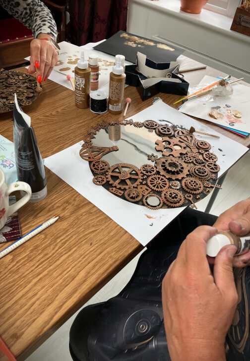 Steampunk Mirror Workshop