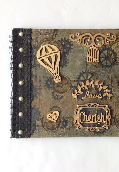 Steampunk Mixed Media Album Workshop