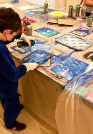 Stencil and Spray Painting Workshop: Express Session