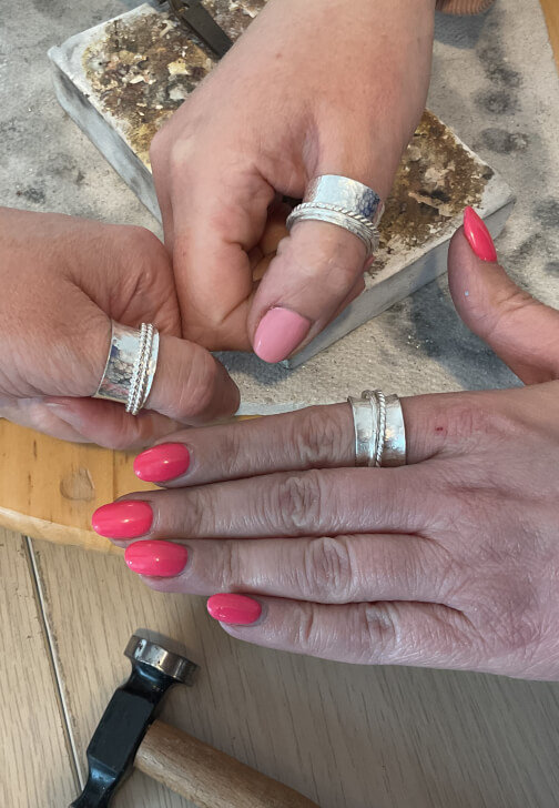 Sterling Silver Spinner Ring Workshop