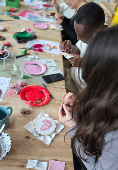 Stitch Your Own Charm - an Embroidery and Beading Workshop