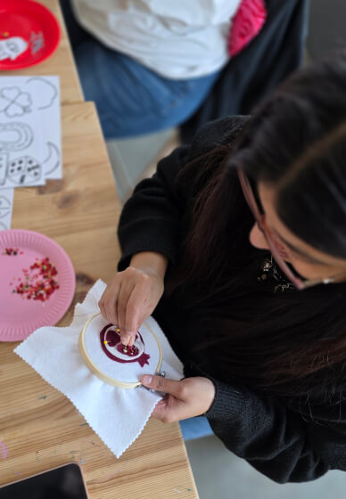 Stitch Your Own Charm - an Embroidery and Beading Workshop