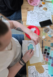Stitch Your Own Charm - an Embroidery and Beading Workshop