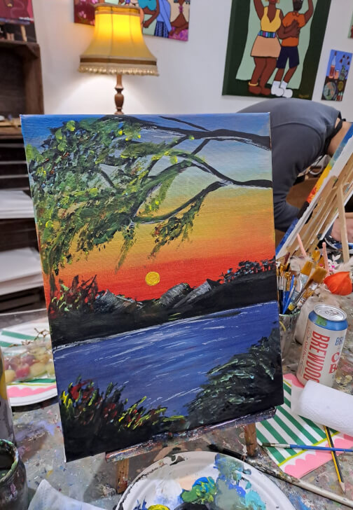 Summer Beginner's Acrylic Painting Class