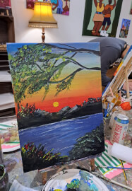 Summer Beginner's Acrylic Painting Class