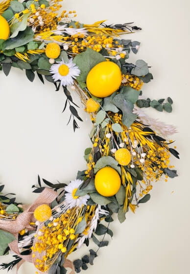 Summer Dried Flower Wreath Workshop