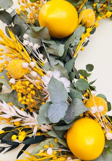 Summer Dried Flower Wreath Workshop
