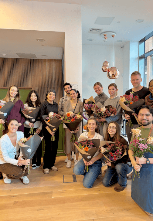 Summer Hand-Tied Flower Bouquet Workshop
