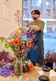 Summer Hand-Tied Flower Bouquet Workshop