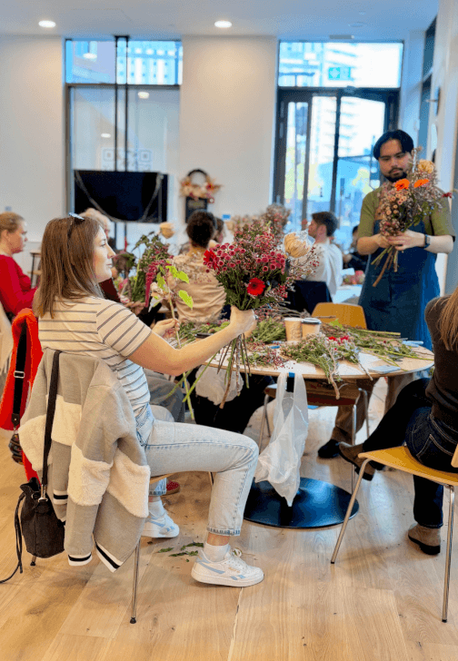 Summer Hand-Tied Flower Bouquet Workshop