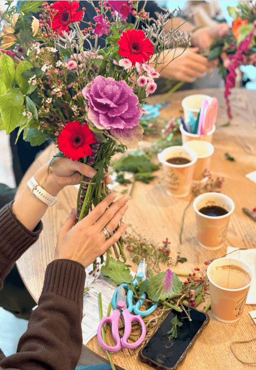 Summer Hand-Tied Flower Bouquet Workshop
