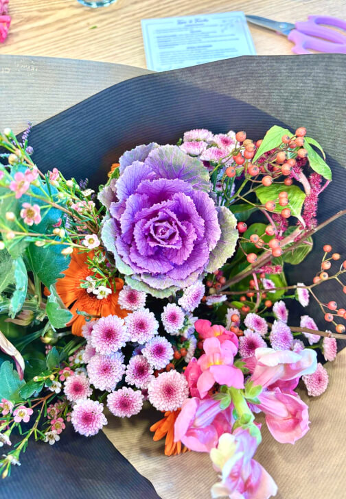 Summer Hand-Tied Flower Bouquet Workshop