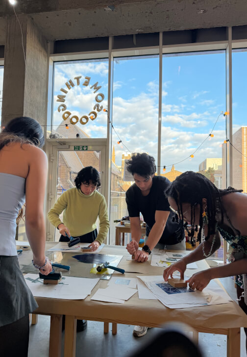 Summer Sip and Print: Playful Evening Printmaking Workshop