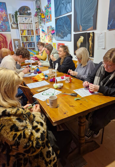 Sunburst Granny Square Crochet Class