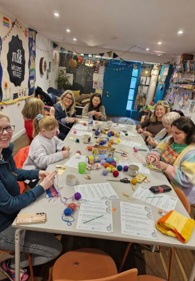Sunburst Granny Square Crochet Class