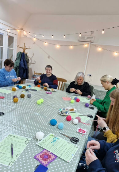 Sunburst Granny Square Crochet Class