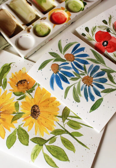 Beginner Watercolour Card Making Workshop
