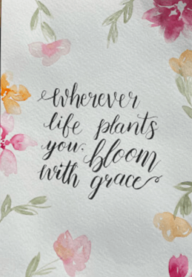 Sustainable Flower Arranging with Calligraphy Workshop