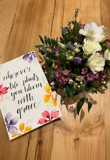 Sustainable Flower Arranging with Calligraphy Workshop