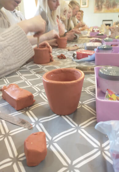 Team Building Clay Boob Pot Making Workshop