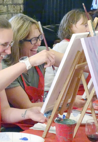 Teenager Paint Class: Brush Party