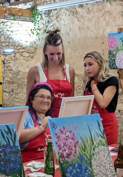 Teenager Paint Class: Brush Party