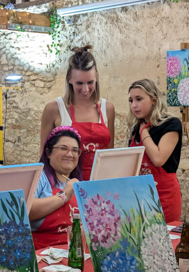 Teenager Paint Class - Brush Party with Rachael - Didcot