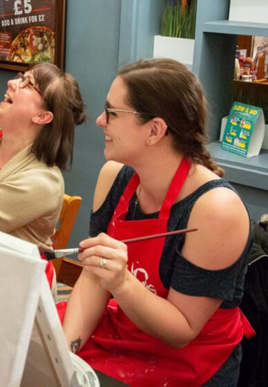 Teenager Paint Class - Brush Party with Rachael - Didcot