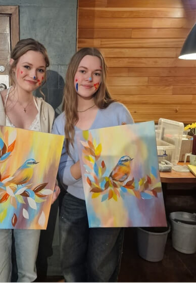 Teenager Paint Class - Brush Party with Rachael - Didcot