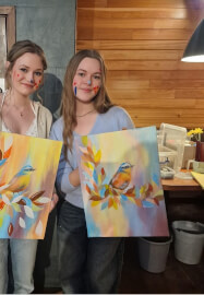 Teenager Paint Class - Brush Party with Rachael - Didcot