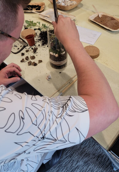 Terrarium Making Workshop - Leeds Team Building