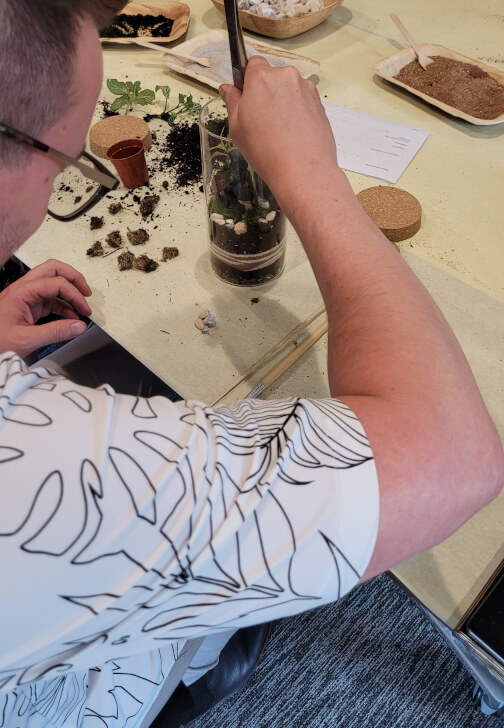 Terrarium Making Workshop - Leeds Team Building
