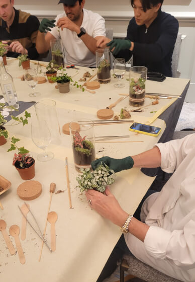 Terrarium Making Workshop - Leeds Team Building