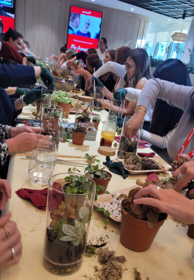 Terrarium Making Workshop - Leeds Team Building