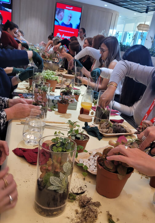 Terrarium Making Workshop - Leeds Team Building