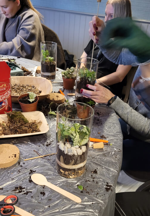 Terrarium Making Workshop - London, Groups and Team Building