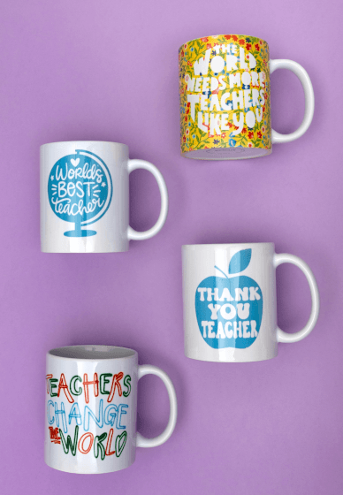 Thank You Teacher Personalised Mug