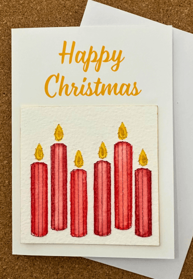 The Art of Paper Embroidery - Christmas Card Workshop