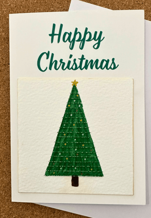 The Art of Paper Embroidery - Christmas Card Workshop