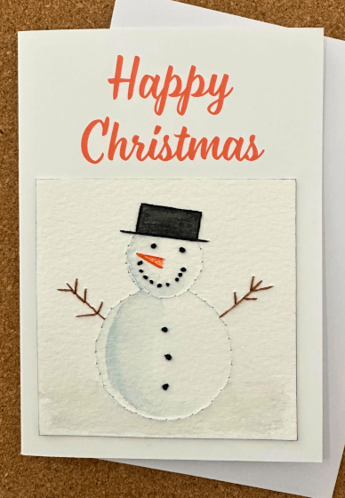 The Art of Paper Embroidery - Christmas Card Workshop
