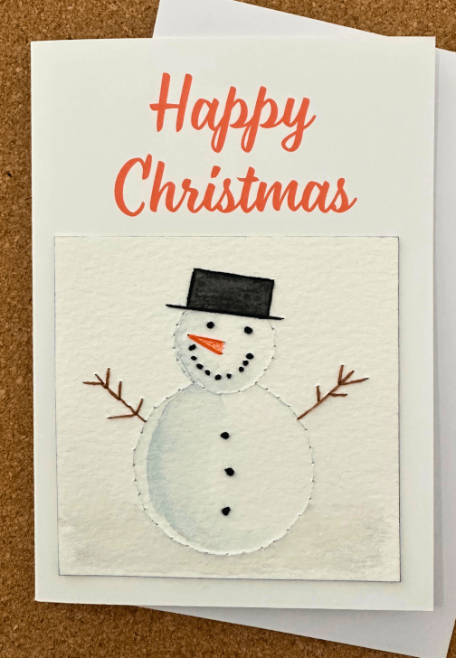 The Art of Paper Embroidery - Christmas Card Workshop