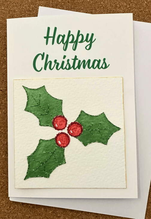 The Art of Paper Embroidery - Christmas Card Workshop