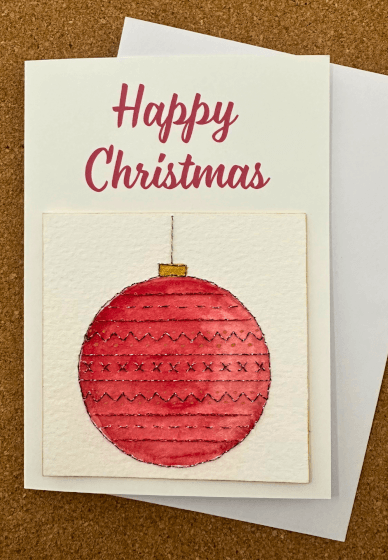 The Art of Paper Embroidery - Christmas Card Workshop