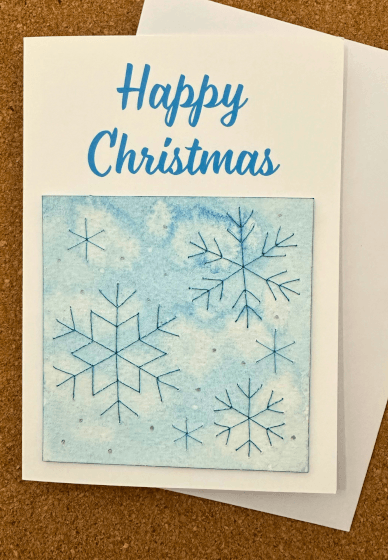 The Art of Paper Embroidery - Christmas Card Workshop