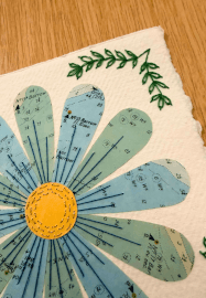 The Art of Paper Embroidery - Flower Head Collage Workshop